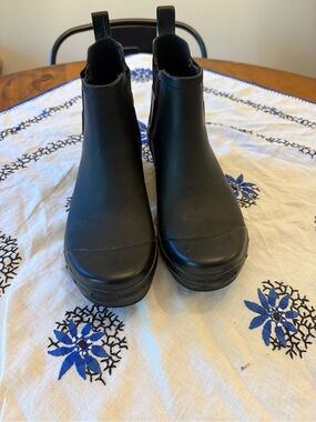 Dansko Black Chelsea Rain Ankle Boots
